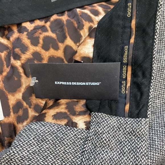 Express Flare Leg Tweed Editor Pants NWT - Picture 11 of 13